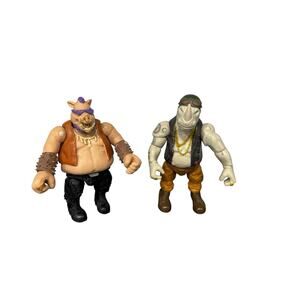 Teenage Mutant Ninja Turtles Action Figure Bebop Rocksteady TMNT Lot 2015